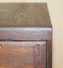 ANTIQUE ART DECO CIRCA 1920’S RESTORED ENGLISH OAK FILING CABINET NEW FITTINGS