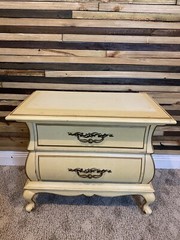 Vintage French Country Provincial Curio Cabinet Freeman Bothers Furniture
