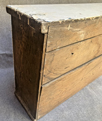 Antique french maiboxes early 1900’s painted wood furniture cabinet