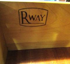 R Way Chinawood and Glass 74 * 44 1/2* 16 in.