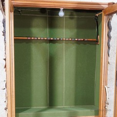 Large Black Forest Antler Gun Cabinet ca. 1900