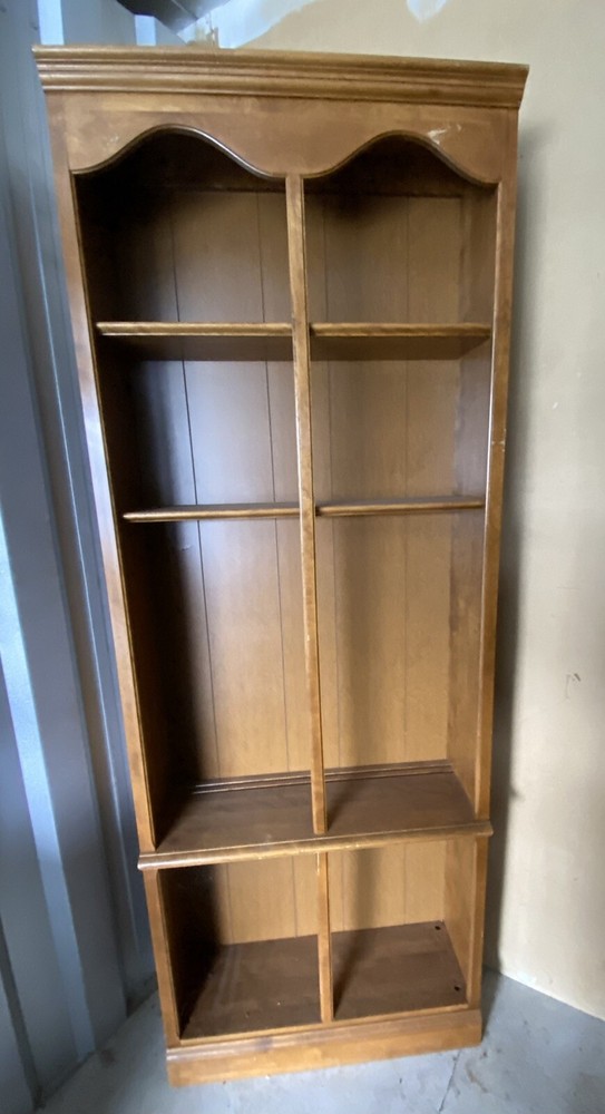 ETHAN ALLEN Heirloom nutmeg Tall Library Bookcase 10-9027