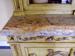 PHYLLIS MORRIS COCKTAIL/ DISPLAY LOUNGE CABINET HANDMADE MARBLE TOP ORIG $40,000