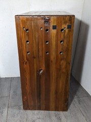Vintage Handcrafted Rustic Farmhouse Reclaimed Wood Kitchen Bedside Cabinet Door