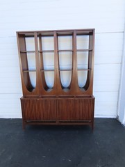Broyhill Brasilia Two Part Room Divider Wall Unit Shelf 6397