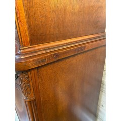 Morganton Mahogany Serpentine Breakfront Hutch 1940’s