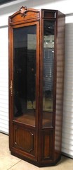 Century Furniture Tall 85″ Wood & Glass Framed Display/Storage Cabinet (2 Avail)