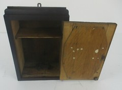 Kitchen Medicine Apothecary Bathroom Cabinet Carved Wood Beveled glass Lovely