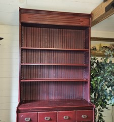 19th c. Apothicary 16 Drawer Bookcase Store Cabinet