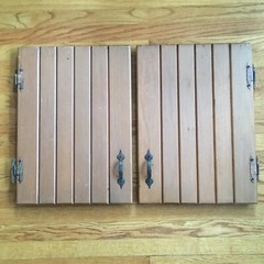 Two Antique Amerock Vintage Cabinet Doors Kitchen Cabinet Pulls 15.5” X 21 3/8”
