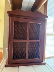 Red Antique Cabinet