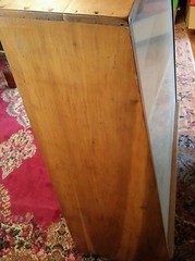 000 Vintage York Cutlery Store Display Cabinet Glass Front Nice 3 Shelf