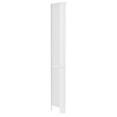 Tall Corner Bathroom Storage Cabinet MDF Freestanding Cabinet with 2 Doors