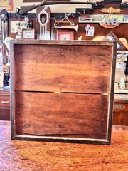 Vintage Wood Card Catalog 2 Drawer Oak Library Desk File Cabinet