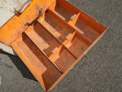 Vintage Mid Century Modern Industrial Steel Table Top File Cabinet Four Drawers