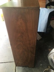 Antique Solid Walnut Country Primitive Jelly Cupboard Cabinet Circa 1850’s