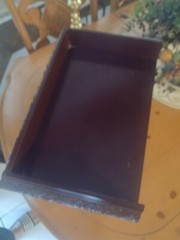French Wood Glass Showcase
