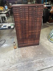 Antique 45 Draw Printers Cabinet/ Local Pickup Only