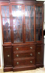 R Way Chinawood and Glass 74 * 44 1/2* 16 in.