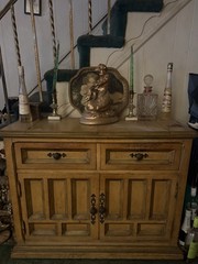 Thomasville Vintage 70’s China Closet With Buffet Server
