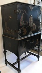1920s American Chinese Style Cabinet