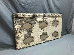 Decorative Shabby 34″ Tin Ceiling Wrapped 6 Slot 4×6 Picture Frame Chic 1498-23B