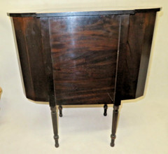Antique 29″ Imperial Solid Mahogany Martha Washington 3-Drawer Sewing Cabinet
