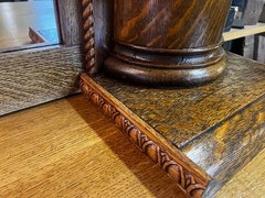 Quarter Sawn Oak Antique Back Bar