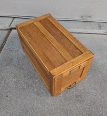 Antique Globe Wernicke Oak Wood File Cabinet Drawer Box Law Transfer Case G-891
