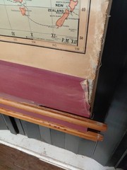 Vintage Cram Pull Down School Maps Set of 8 Wall Rack Mid Century Classroom Deco