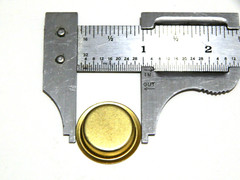 Hoosier Cabinet Tambour Door Brass Finger Pull