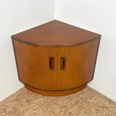 Mid Century G Plan Corner Cabinet.