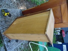 Antique 1880’s butternut? Commode small Dresser cabinet “29 W, H 34″ D 16”