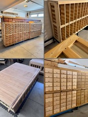 SALE Vintage One-of-a-Kind 200-Drawer Library Card Catalog Cabinet Library