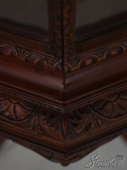 72524: MAITLAND SMITH Attributed Georgian Mahogany Curio Cabinet