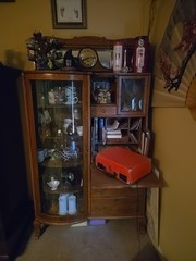 Antique Secretary Side By Side Desk