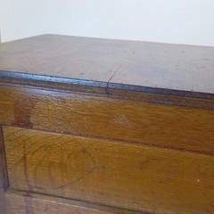 Antique Quarter Sawn Oak 2 Drawer Library Card Catalog File Cabinet Stackable