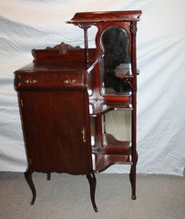 Antique Victorian Mahogany Sheet Music Cabinet