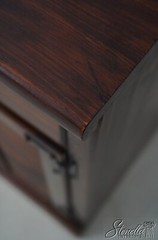 F68860: Pair Of ETHAN ALLEN Pine Old Tavern Cabinets
