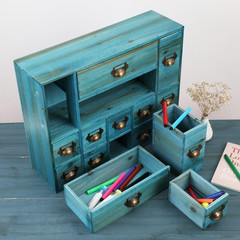 Apothecary Drawers Card Catalog Cabinet with 14 Drawers Wooden Card Catalog Wood
