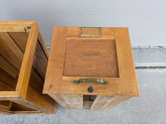 Antique Globe Wernicke Oak Wood File Cabinet Drawer Box Law Transfer Case G-891