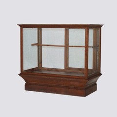 Antique Oak Country Store Display Cabinet C1910