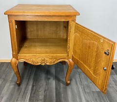 Amazing Pair French Bedside Tables Cupboards Cabinets Louis XVI (LOT 2830)
