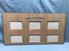 Decorative Shabby 34″ Tin Ceiling Wrapped 6 Slot 4×6 Picture Frame Chic 1498-23B