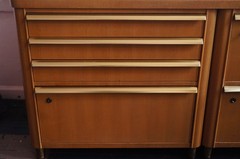 Stow & Davis Mid-Century Modern Credenza Table by Giacomo Buzzitta (1950’s)