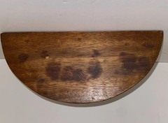 Hand Carved Georgian Regency Style Church English Oak Wall Bracket Candle Shelf