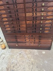 Antique 45 Draw Printers Cabinet/ Local Pickup Only