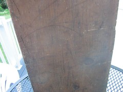 Antique painted cupboard. Orig Paint. Iris/ Baker Thompson/California