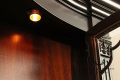 Tuscan Style Large Ebonized Display Cabinet