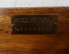Henredon Acquistions Antique Style Mahogany Two Tone Rame Cabinet